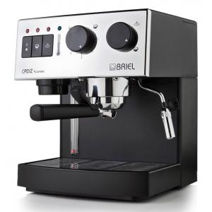 BRIEL μηχανή espresso ES62A, 19 bar, μαύρη, 10 χρόνια εγγύηση | Οικιακές & Προσωπικές Συσκευές | elabstore.gr