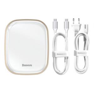 BASEUS USB Type-C hub CAHUB-AU02, 2x USB, HDMI, SD/TF, RJ45, λευκό | Συνοδευτικά PC | elabstore.gr