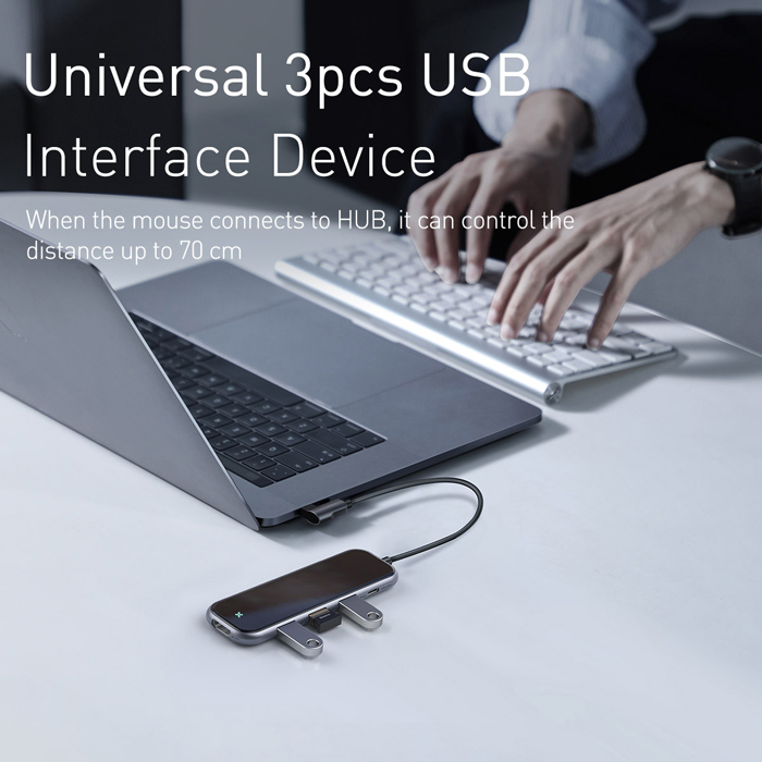BASEUS USB Type-C hub CAHUB-BZ0G, 3x USB 3.0, Type-C PD, HDMI 4K, γκρι | eLabstore.gr BASEUS USB Type-C hub CAHUB-BZ0G, 3x USB 3.0, Type-C PD, HDMI 4K, γκρι | Συνοδευτικά PC | elabstore.gr
