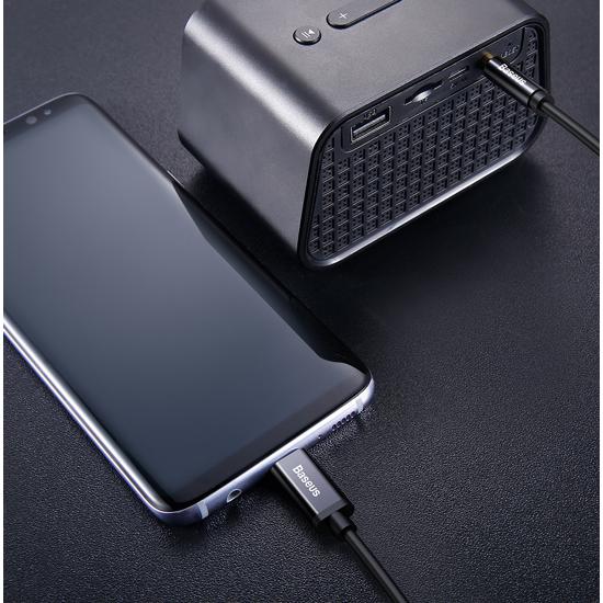 BASEUS καλώδιο USB Type-C σε 3.5mm Yiven CAM01-01 1.2m, μαύρο | eLabstore.gr BASEUS καλώδιο USB Type-C σε 3.5mm Yiven CAM01-01 1.2m, μαύρο | Αξεσουάρ κινητών | elabstore.gr