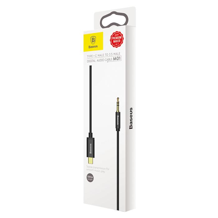 BASEUS καλώδιο USB Type-C σε 3.5mm Yiven CAM01-01 1.2m, μαύρο | eLabstore.gr BASEUS καλώδιο USB Type-C σε 3.5mm Yiven CAM01-01 1.2m, μαύρο | Αξεσουάρ κινητών | elabstore.gr