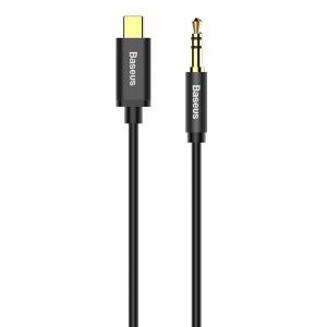 BASEUS καλώδιο USB Type-C σε 3.5mm Yiven CAM01-01 1.2m, μαύρο | Αξεσουάρ κινητών | elabstore.gr