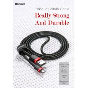 BASEUS καλώδιο USB σε Micro CAMKLF-C91, 1.5A, 2m, μαύρο-κόκκινο | eLabstore.gr BASEUS καλώδιο USB σε Micro CAMKLF-C91, 1.5A, 2m, μαύρο-κόκκινο | Αξεσουάρ κινητών | elabstore.gr