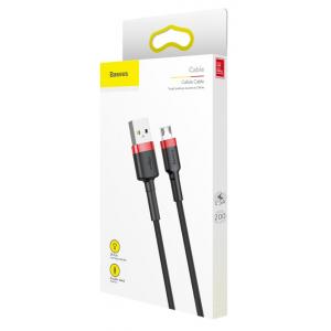 BASEUS καλώδιο USB σε Micro CAMKLF-C91, 1.5A, 2m, μαύρο-κόκκινο | eLabstore.gr BASEUS καλώδιο USB σε Micro CAMKLF-C91, 1.5A, 2m, μαύρο-κόκκινο | Αξεσουάρ κινητών | elabstore.gr