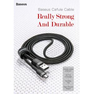 BASEUS καλώδιο USB σε Micro CAMKLF-CG1, 1.5A, 2m, μαύρο | Αξεσουάρ κινητών | elabstore.gr