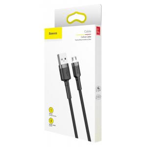 BASEUS καλώδιο USB σε Micro CAMKLF-CG1, 1.5A, 2m, μαύρο | Αξεσουάρ κινητών | elabstore.gr