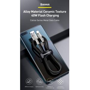 BASEUS καλώδιο USB σε USB Type-C CATJK-B01, 40W, 2m, μαύρο | eLabstore.gr BASEUS καλώδιο USB σε USB Type-C CATJK-B01, 40W, 2m, μαύρο | Αξεσουάρ κινητών | elabstore.gr