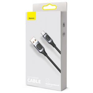 BASEUS καλώδιο USB σε USB Type-C CATSS-B0G, 5A, 2m, μαύρο | eLabstore.gr BASEUS καλώδιο USB σε USB Type-C CATSS-B0G, 5A, 2m, μαύρο | Αξεσουάρ κινητών | elabstore.gr