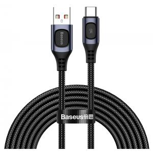 BASEUS καλώδιο USB σε USB Type-C CATSS-B0G, 5A, 2m, μαύρο | Αξεσουάρ κινητών | elabstore.gr