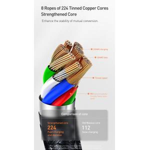 BASEUS καλώδιο USB σε USB Type-C CATSS-B0S, 5A, 2m, γκρι | eLabstore.gr BASEUS καλώδιο USB σε USB Type-C CATSS-B0S, 5A, 2m, γκρι | Αξεσουάρ κινητών | elabstore.gr