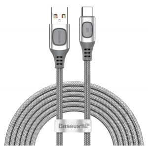 BASEUS καλώδιο USB σε USB Type-C CATSS-B0S, 5A, 2m, γκρι | Αξεσουάρ κινητών | elabstore.gr