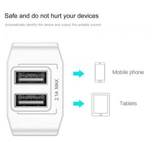 BASEUS φορτιστής τοίχου CCALL-MN02, 2x USB, 2.1A, λευκός | Αξεσουάρ κινητών | elabstore.gr