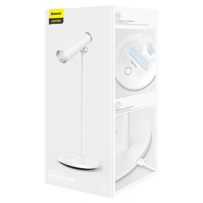 BASEUS φωτιστικό γραφείου DGIWK-A02, 3000K-5000K, 3.8W, 1800mAh, λευκό | eLabstore.gr BASEUS φωτιστικό γραφείου DGIWK-A02, 3000K-5000K, 3.8W, 1800mAh, λευκό - Image 6