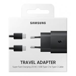 SAMSUNG φορτιστής τοίχου EP-TA800XBEGWW, USB Type-C, 25W 3A, μαύρος | Αξεσουάρ κινητών | elabstore.gr