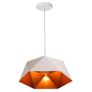POWERTECH φωτιστικό οροφής HLL-0040, E27, 25x15cm, μεταλλικό, λευκό | Φωτισμός | elabstore.gr