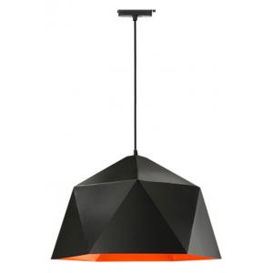 POWERTECH φωτιστικό οροφής HLL-0041, E27, 25x15cm, μεταλλικό, μαύρο | Φωτισμός | elabstore.gr