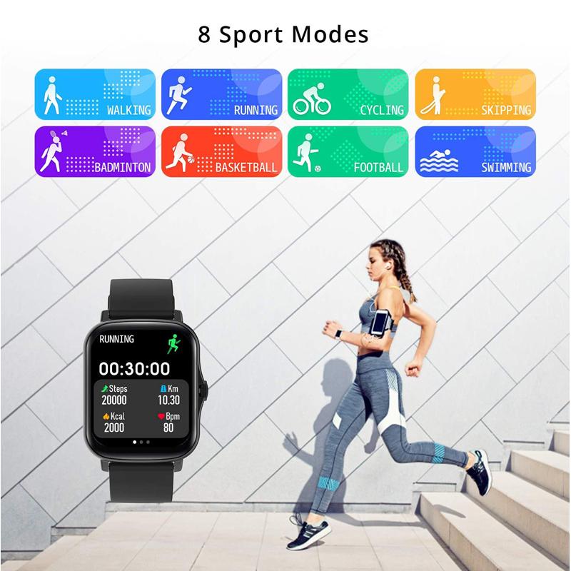 ΙΝΤΙΜΕ smartwatch P8 Plus 1.69" έγχρωμο IP67, HR & Blood pressure, μαύρο | eLabstore.gr ΙΝΤΙΜΕ smartwatch P8 Plus 1.69" έγχρωμο IP67, HR & Blood pressure, μαύρο | Mobile Συσκευές | elabstore.gr