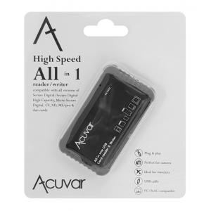 ACUVAR card reader MFALLCR1, SD/SDHC, Micro SD, CF, XD, MS/Pro, Duo Card | Συνοδευτικά PC | elabstore.gr