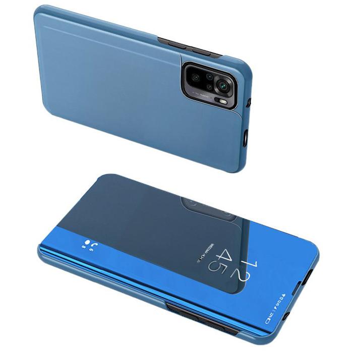 POWERTECH θήκη Clear view MOB-1606, Xiaomi Redmi Note 10/10S, μπλε | eLabstore.gr POWERTECH θήκη Clear view MOB-1606, Xiaomi Redmi Note 10/10S, μπλε | Αξεσουάρ κινητών | elabstore.gr
