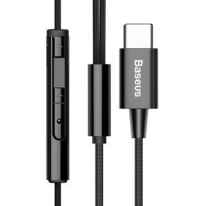 BASEUS earphones με μικρόφωνο C06, USB Type-C, 1.2m, μαύρα | eLabstore.gr BASEUS earphones με μικρόφωνο C06, USB Type-C, 1.2m, μαύρα | Αξεσουάρ κινητών | elabstore.gr