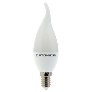 OPTONICA LED Λάμπα Candle C37 1467, 6W, 4500K, E14, 480LM | Φωτισμός | elabstore.gr