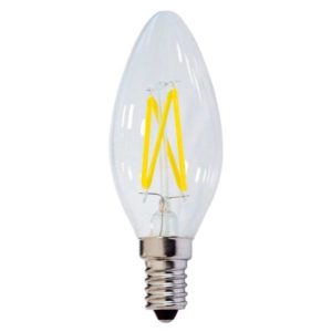 OPTONICA LED Λάμπα Candle C35 Filament 1471, 4W, 4500K, E14, 400LM | Φωτισμός | elabstore.gr