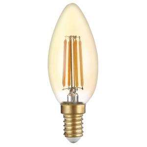 OPTONICA LED Λάμπα Candle C35 Filament 1490, 4W, 2500K, E14, 400LM | Φωτισμός | elabstore.gr