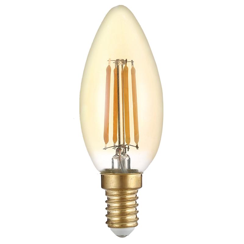 OPTONICA LED Λάμπα Candle C35 Filament 1490, 4W, 2500K, E14, 400LM | eLabstore.gr OPTONICA LED Λάμπα Candle C35 Filament 1490, 4W, 2500K, E14, 400LM | Φωτισμός | elabstore.gr