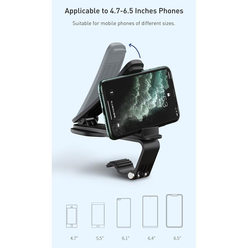 BASEUS βάση smartphone για αυτοκίνητο SUDZ-A01, μαύρη | eLabstore.gr BASEUS βάση smartphone για αυτοκίνητο SUDZ-A01, μαύρη | Αξεσουάρ κινητών | elabstore.gr