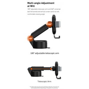 BASEUS βάση smartphone για αυτοκίνητο Tank Gravity SUYL-TK01, μαύρη | Αξεσουάρ κινητών | elabstore.gr