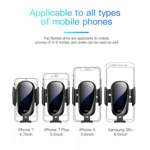BASEUS βάση smartphone για αυτοκίνητο Future Gravity SUYL-WL01, μαύρη | Αξεσουάρ κινητών | elabstore.gr