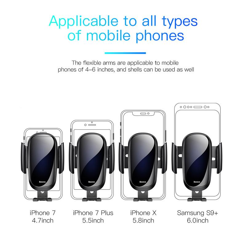 BASEUS βάση smartphone για αυτοκίνητο Future Gravity SUYL-WL0S, ασημί | eLabstore.gr BASEUS βάση smartphone για αυτοκίνητο Future Gravity SUYL-WL0S, ασημί | Αξεσουάρ κινητών | elabstore.gr