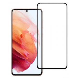 POWERTECH tempered glass 3D, full glue, Samsung S21 5G, μαύρο | Αξεσουάρ κινητών | elabstore.gr