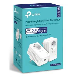 TP-LINK Powerline kit TL-PA7017P, Passthrough, AV100 Gigabit, Ver. 4.0 | Δικτυακά | elabstore.gr