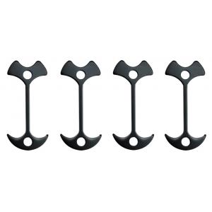 POWERTECH πασαλάκια σκηνής για ξύλινο δάπεδο TOOL-0071, μαύρο, 4τμχ | Οικιακές & Προσωπικές Συσκευές | elabstore.gr