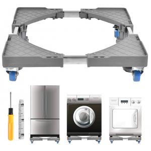 Βάση λευκών συσκευών TOOL-0072, με ρόδες, ρυθμιζόμενη, max 400kg, γκρι | Οικιακές & Προσωπικές Συσκευές | elabstore.gr