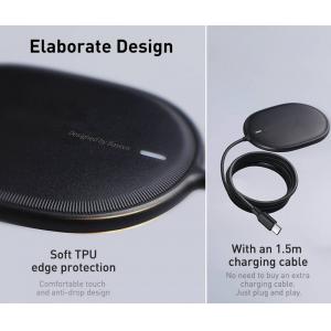 BASEUS ασύρματος φορτιστής WXQJ-01, 15W, μαύρος | eLabstore.gr BASEUS ασύρματος φορτιστής WXQJ-01, 15W, μαύρος | Αξεσουάρ κινητών | elabstore.gr