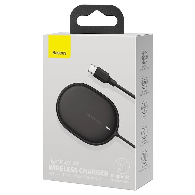 BASEUS ασύρματος φορτιστής WXQJ-01, 15W, μαύρος | eLabstore.gr BASEUS ασύρματος φορτιστής WXQJ-01, 15W, μαύρος | Αξεσουάρ κινητών | elabstore.gr