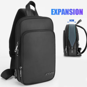 ARCTIC HUNTER τσάντα Crossbody XB00111-BK, αδιάβροχη, μαύρη | Οικιακές & Προσωπικές Συσκευές | elabstore.gr