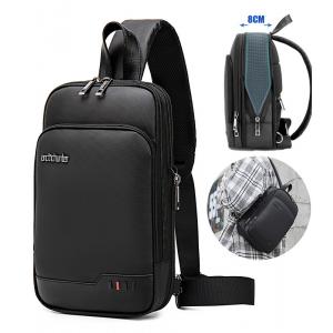 ARCTIC HUNTER τσάντα Crossbody XB00113-BK, αδιάβροχη, μαύρη | Οικιακές & Προσωπικές Συσκευές | elabstore.gr