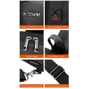 ARCTIC HUNTER τσάντα Crossbody XB00113-BK, αδιάβροχη, μαύρη | Οικιακές & Προσωπικές Συσκευές | elabstore.gr