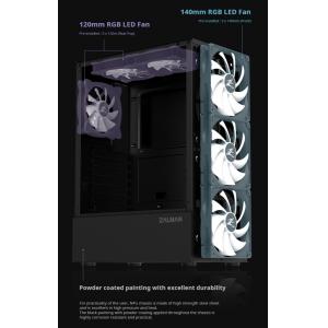 ZALMAN PC case ATX mid tower N4, 396x204x446mm, 6x RGB fans | PC & Αναβάθμιση | elabstore.gr