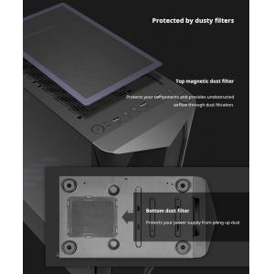 ZALMAN PC case ATX mid tower N4, 396x204x446mm, 6x RGB fans | PC & Αναβάθμιση | elabstore.gr