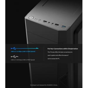 ZALMAN PC case ATX mid tower T8, 394.5x200x423mm, 1x fan | PC & Αναβάθμιση | elabstore.gr