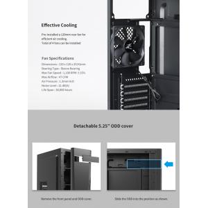 ZALMAN PC case ATX mid tower T8, 394.5x200x423mm, 1x fan | PC & Αναβάθμιση | elabstore.gr