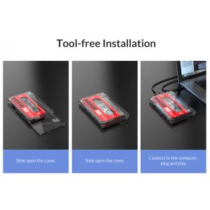 ORICO εξωτερική θήκη για 2.5" HDD 2580U3, USB 3.0, 5Gbps, 4TB, διάφανη | Συνοδευτικά PC | elabstore.gr