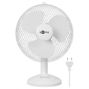 GOOBAY επιτραπέζιος ανεμιστήρας 39512, 12", 40W, λευκός | Οικιακές & Προσωπικές Συσκευές | elabstore.gr