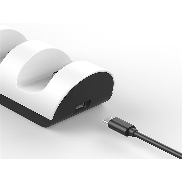 GOOBAY φορτιστής χειριστηρίου PS5 DualSense 52765, 2x output, λευκός | eLabstore.gr GOOBAY φορτιστής χειριστηρίου PS5 DualSense 52765, 2x output, λευκός | Συνοδευτικά PC | elabstore.gr