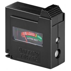 GOOBAY battery tester 54020, για AAA/AA/C/D/9V/N, μαύρο | Εργαλεία | elabstore.gr