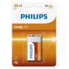 PHILIPS LongLife Zinq chloride μπαταρία 6F22L1B/10, 6F22 9V, 1τμχ | eLabstore.gr PHILIPS LongLife Zinq chloride μπαταρία 6F22L1B/10, 6F22 9V, 1τμχ | Μπαταρίες | elabstore.gr